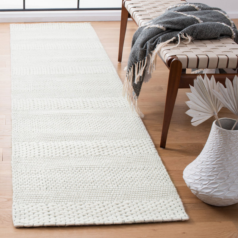 Highland Dunes Beikirch Wool/Cotton Ivory Area Rug & Reviews Wayfair